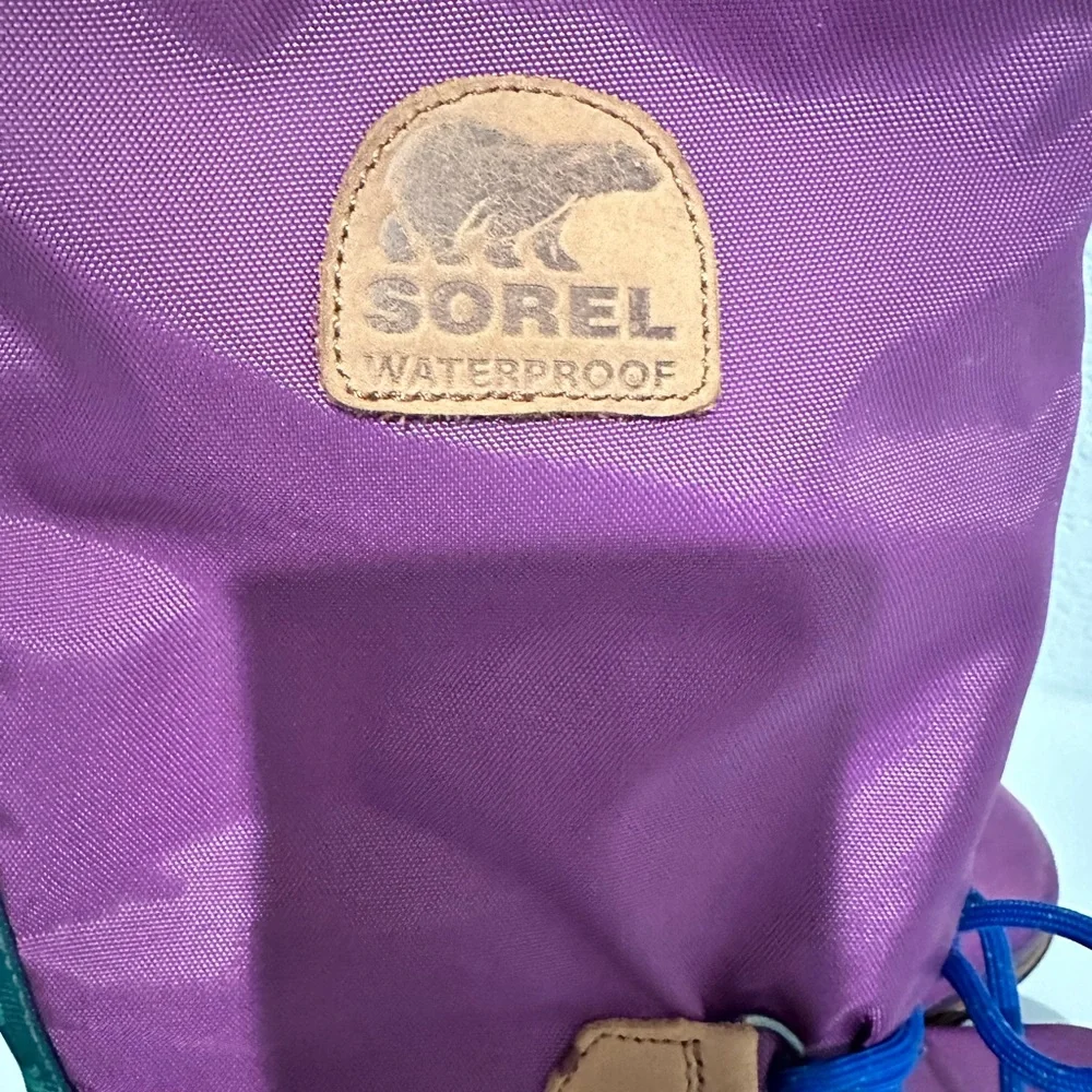 Sorel Damen Retro ‘88 Purple Waterproof Tall Rain Boot Size 5.5 Style NL1708-505